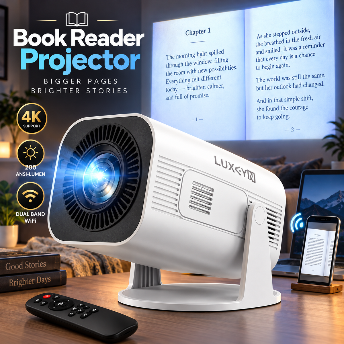 Bookjector™ | The book projector