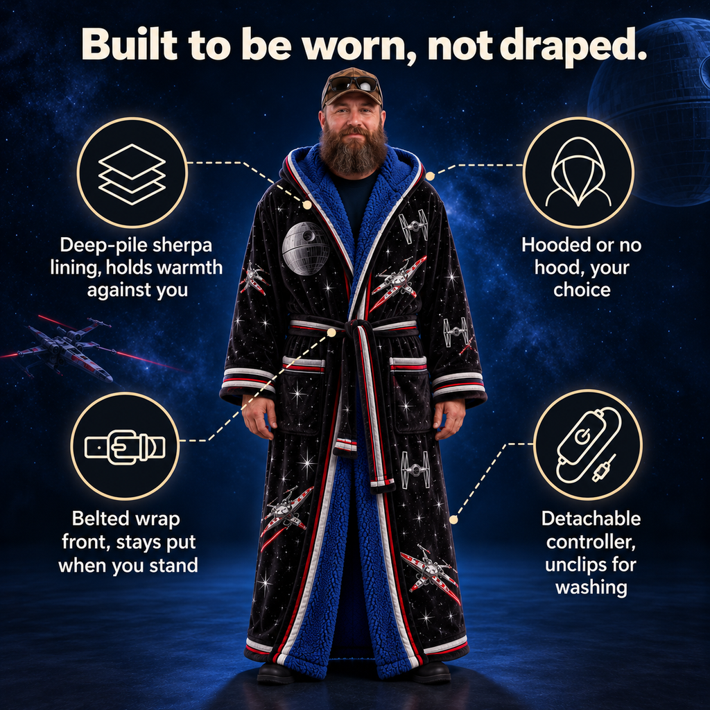 Starwars Heated Robe